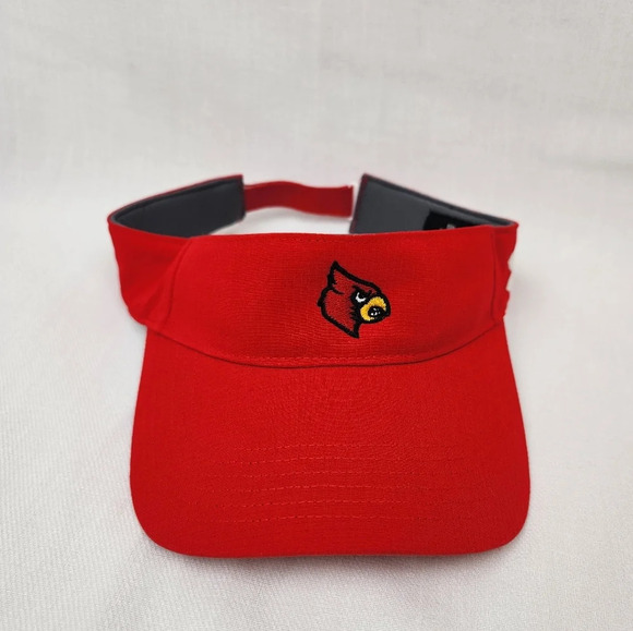 Under Armour × Louisville Cardinals Visor Hat. - Picture 1 of 6